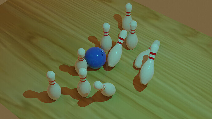 Smash Bowling Scene with more reflection