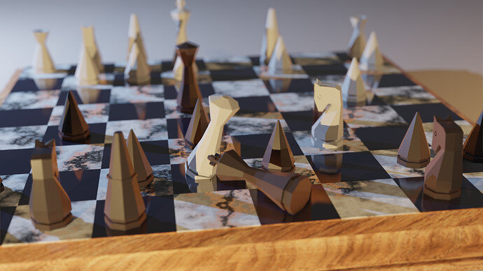 ChessBoard White Wins