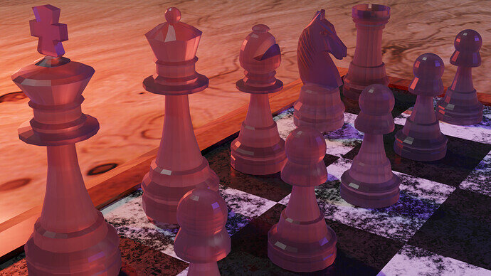 Chess set - 006C4 - Final - Extreme Close