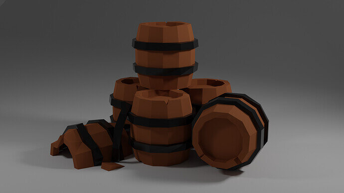 barrels-with-broken