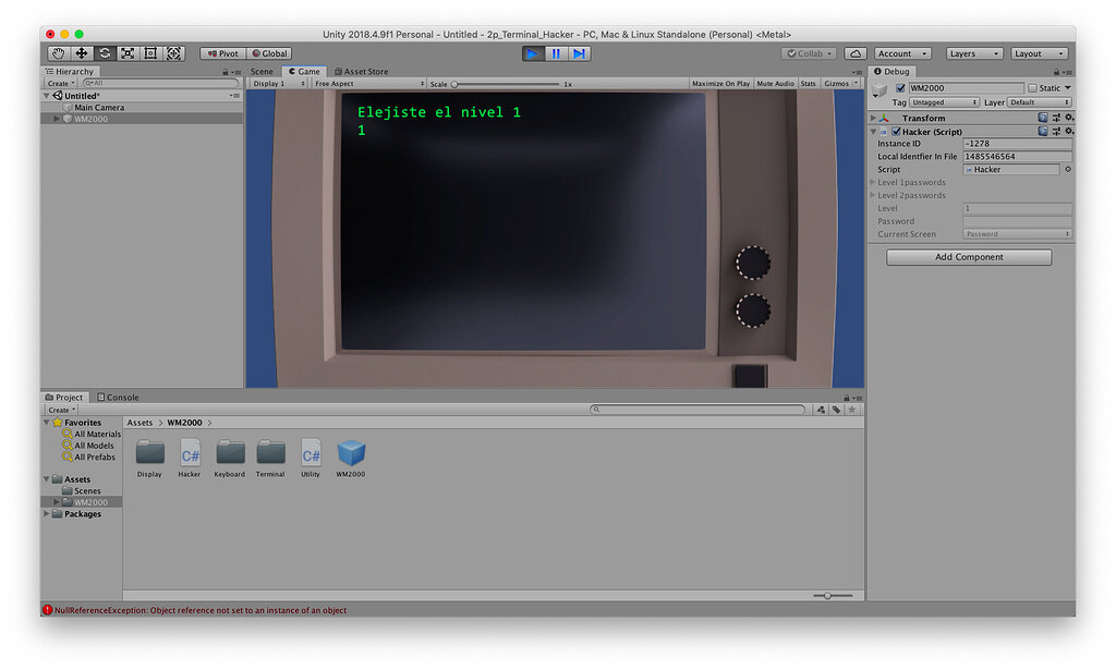 The game is stock, but the code doesn`t show any error, help! - Ask ...