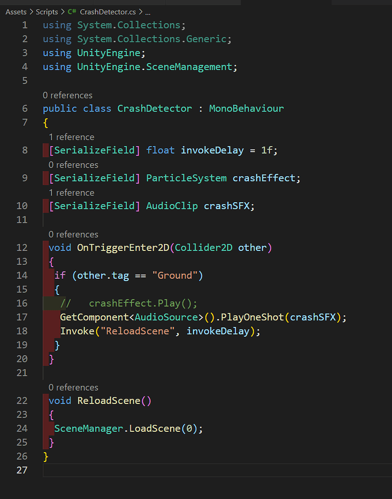 null value in assignment for out ab initio