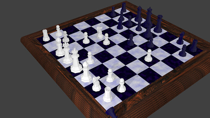 Chess Scene Full Render