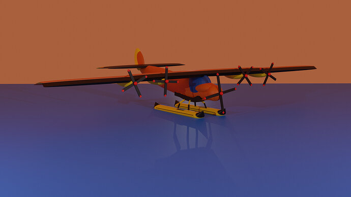 Seaplane Angle 3 - Cycles