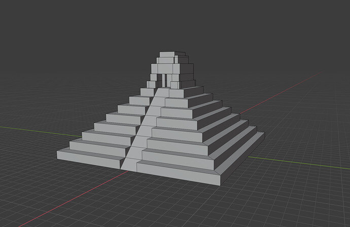 Pyramid with ramp
