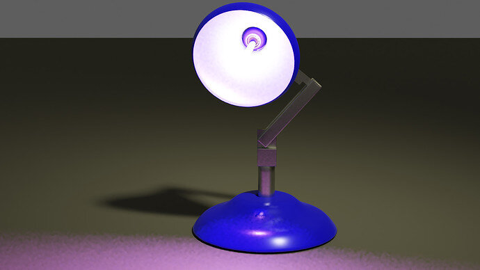 Complete Lamp With Light