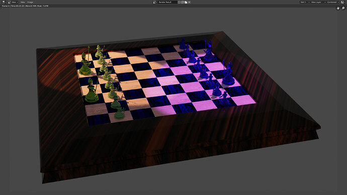 chess mapping white and blue squares