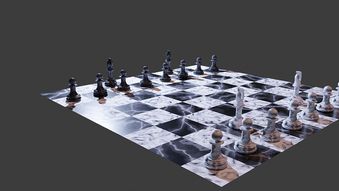 ChessBoardPiecesTextured3Cycles