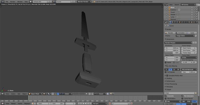 Sword parts