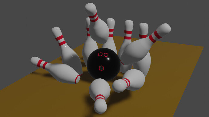 bowling scene
