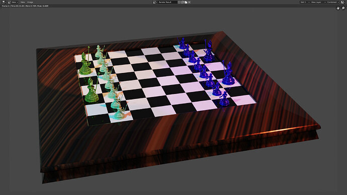 chessboard mapping texture