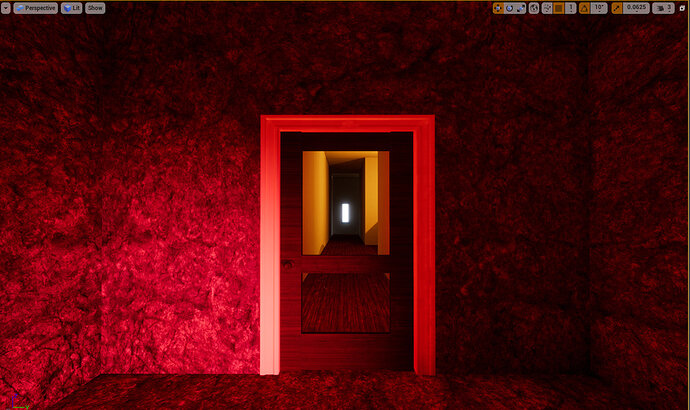 Unreal Engine 4 Room Scape Door