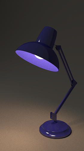 Lamp Blue in progress 720p