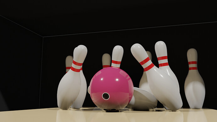 Bowling Eevee adjusted 3 reflections