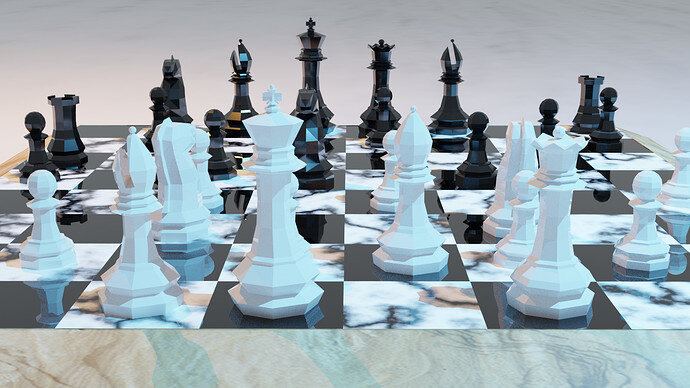 Chess Set Final Render 5