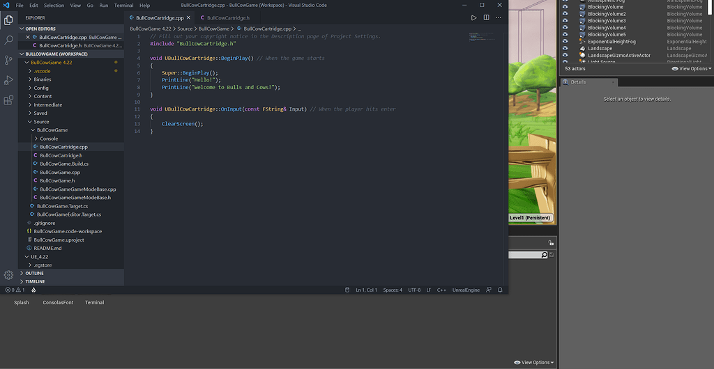 Problem getting text to appear in UE4 after changing it in VSCode - Ask ...