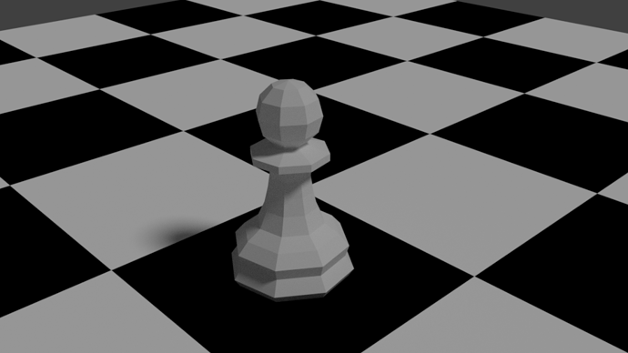 low poly chess