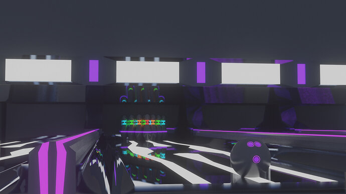 Bowling Scene Render 1