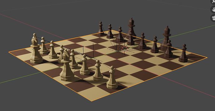 Chess scene lighting