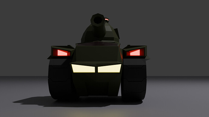 low poly tank 2