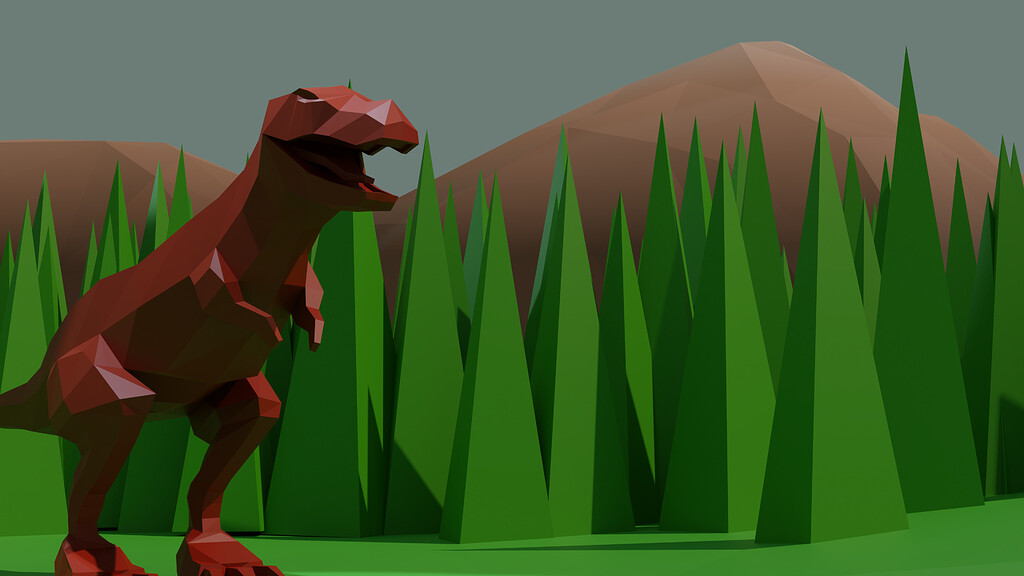 My first Dino in Blender - Show - GameDev.tv