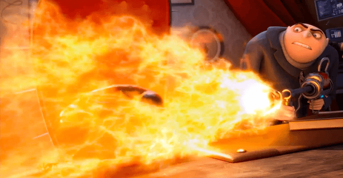 Gru Fire gun