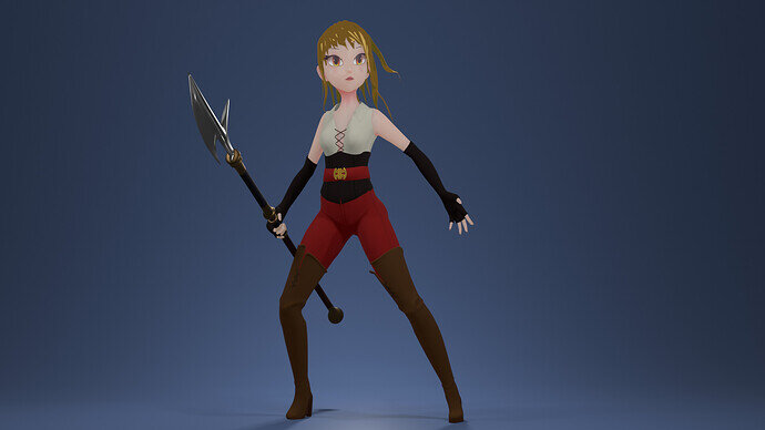 Anime Charater Render.1