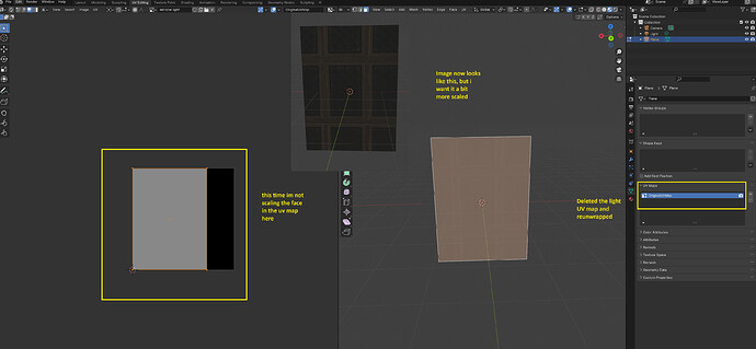 13 Adapting the Window UV Map back to single UV map UNSCALED this time however