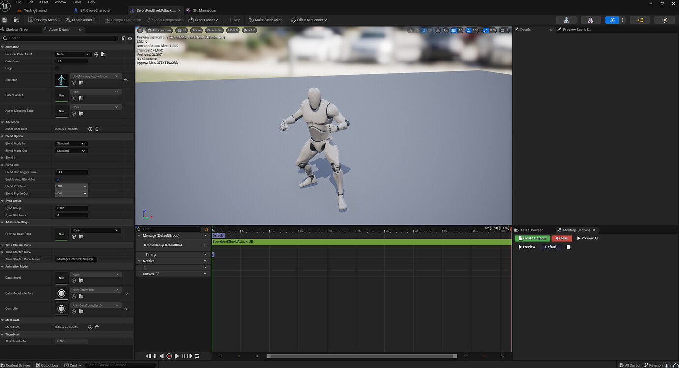 Computer Animation Montage Animation Montage not playing - Ask - GameDev.tv
