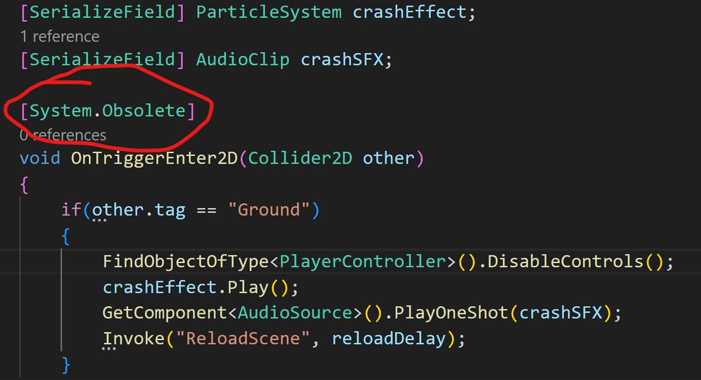 FindObjectOfType is obsolete? - Ask - GameDev.tv