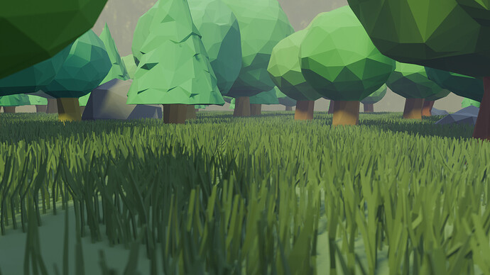 2024-02-15 procedural forest scene render