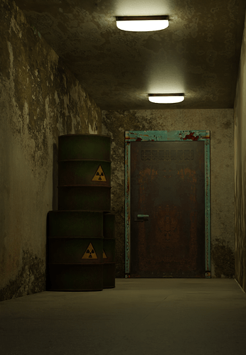 spooky corridor