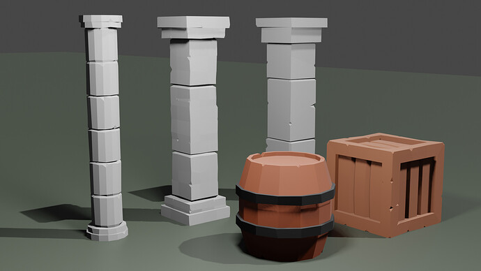 Colored columns crate barrel