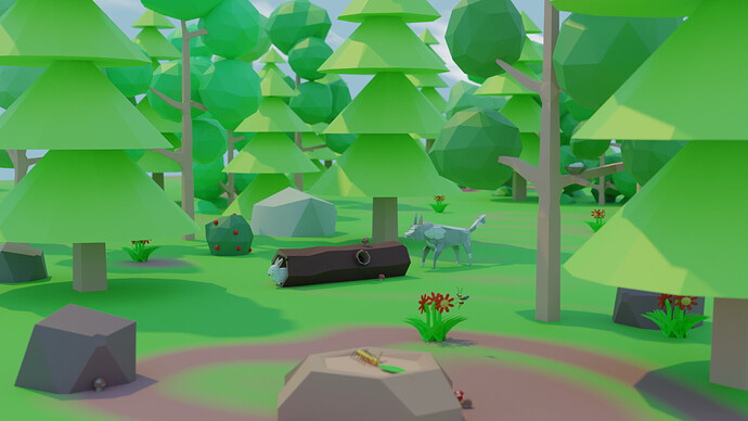 low_poly_nature