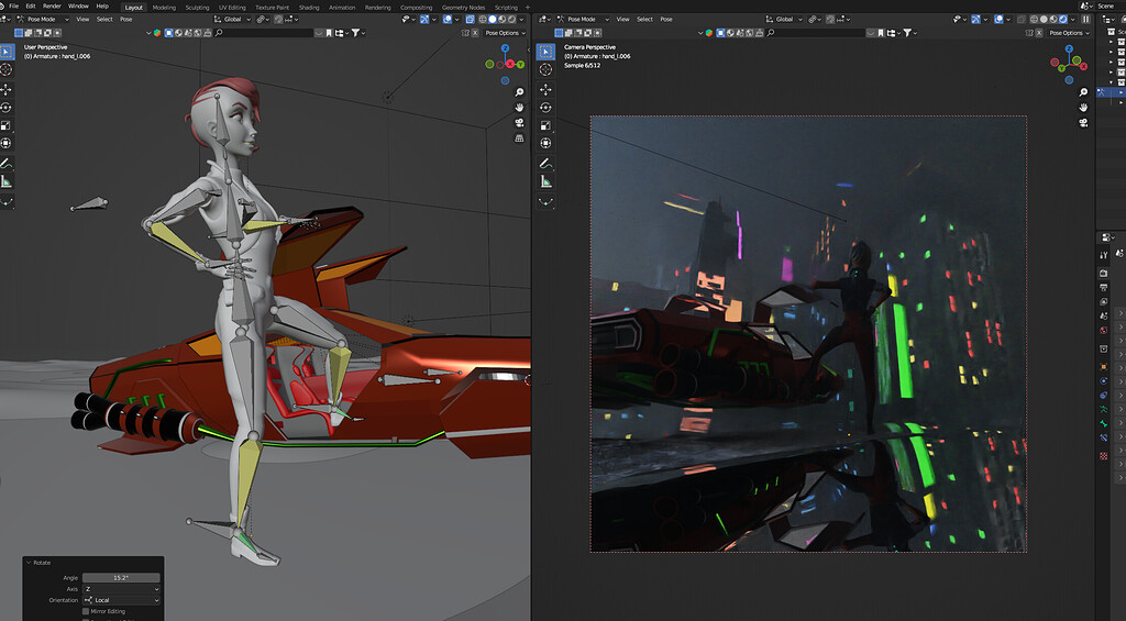 My IK rig setup for he scene I'm working on - Show - GameDev.tv