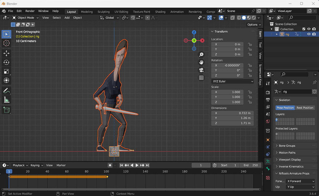 Blender Animation & Rigging Exporting FBX’s - Scale issue - Ask ...