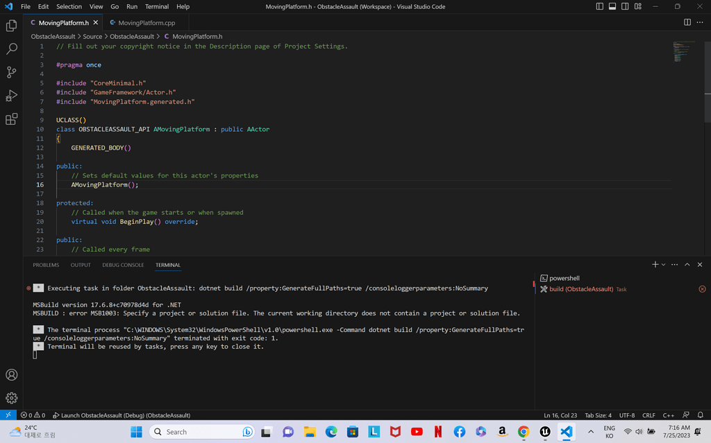 I need help to fix error in C++ - Ask - GameDev.tv