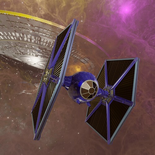 TIE Fighter & USS Enterprise
