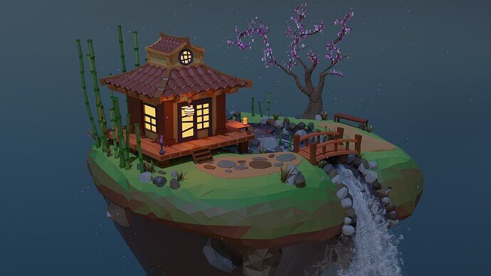 Low poly house 1