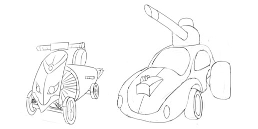 Beetle Tank & Jet Mobility Scooter