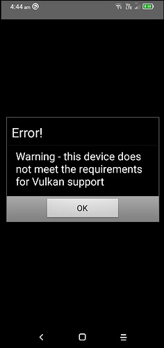 Vulcan_Not_Supported