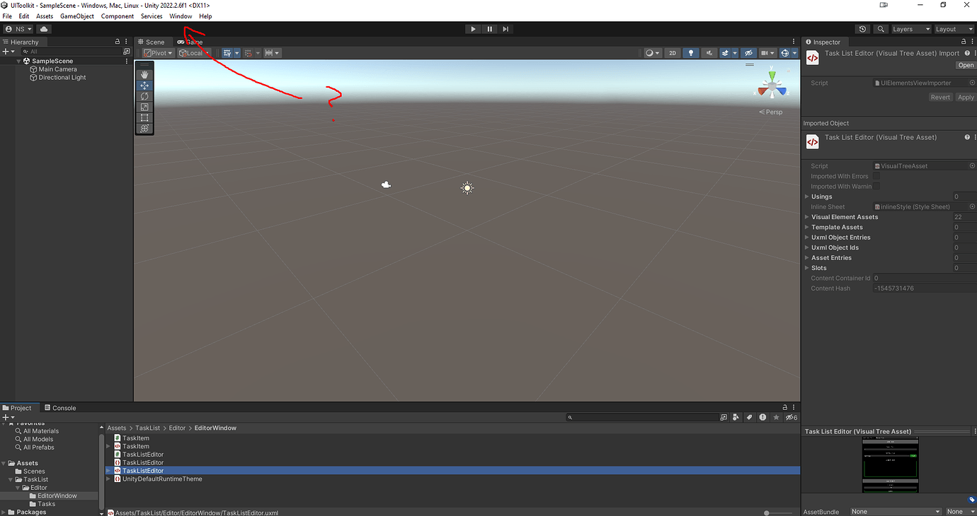 Menu does not show up in UNity Editor - Ask - GameDev.tv