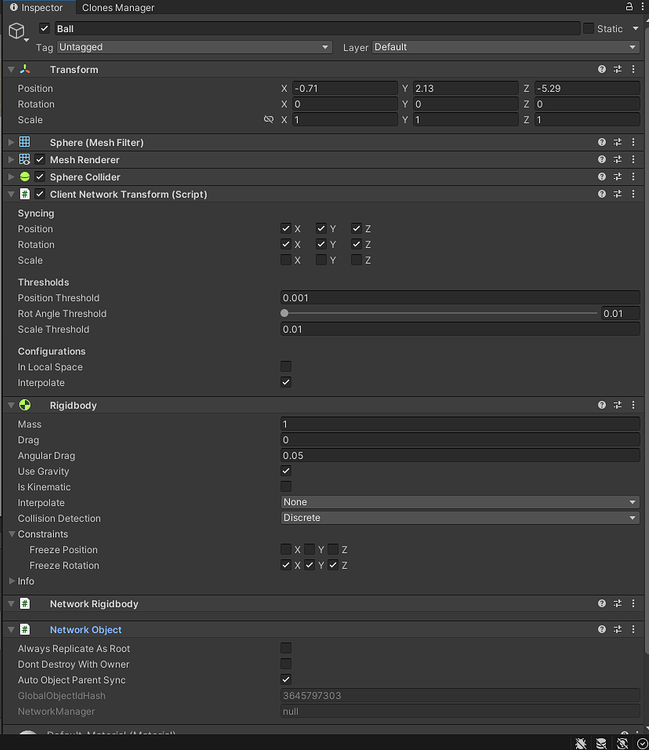 How to make a Client Network Rigidbody - Ask - GameDev.tv