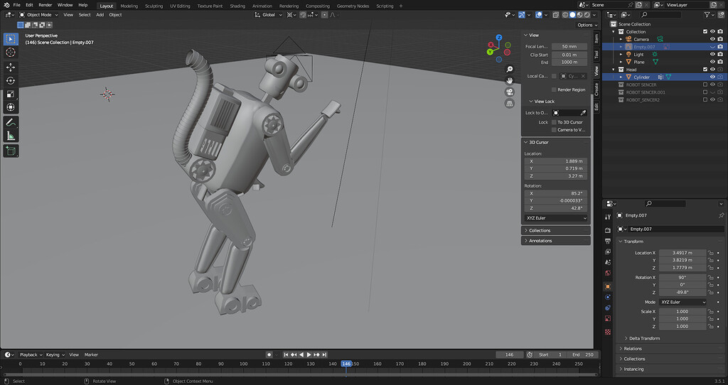 The camera view is stuck in an object - Help! - Ask - GameDev.tv