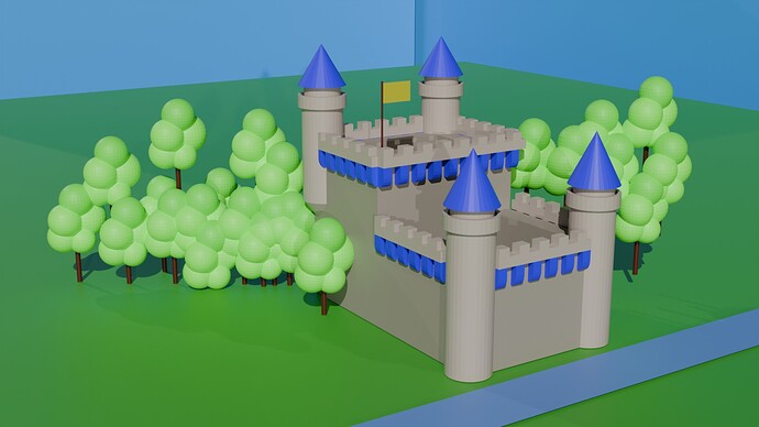 Castle render