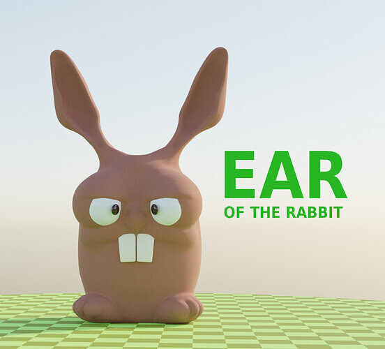 Ear of the rabbit A