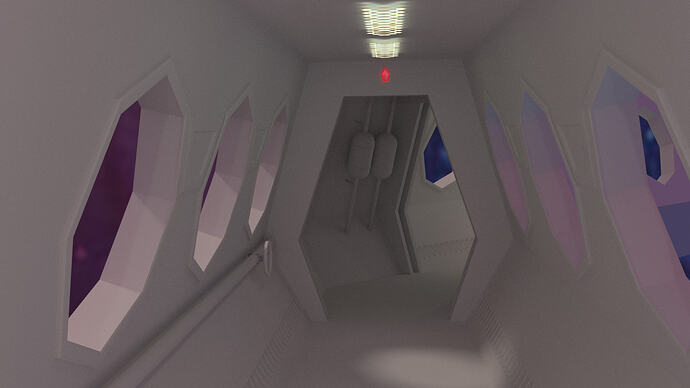 160927 Test render - inside A hallway