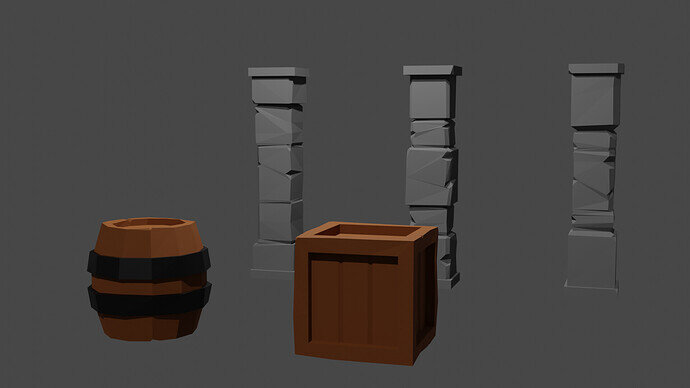 Simple dungeon objects