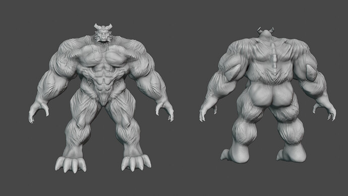 Yeti final sculpt
