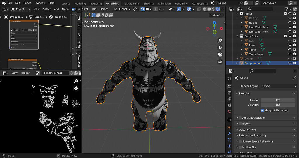 Baking too messy black and white - Ask - GameDev.tv